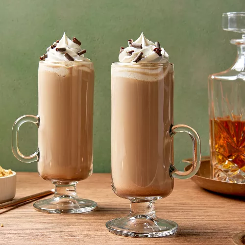 Irish whiskey latte